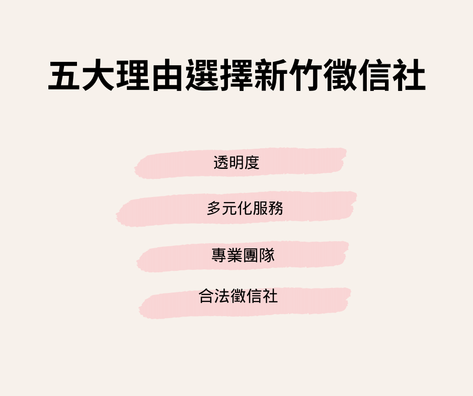 新竹徵信社費用怎麼算?重點一次看